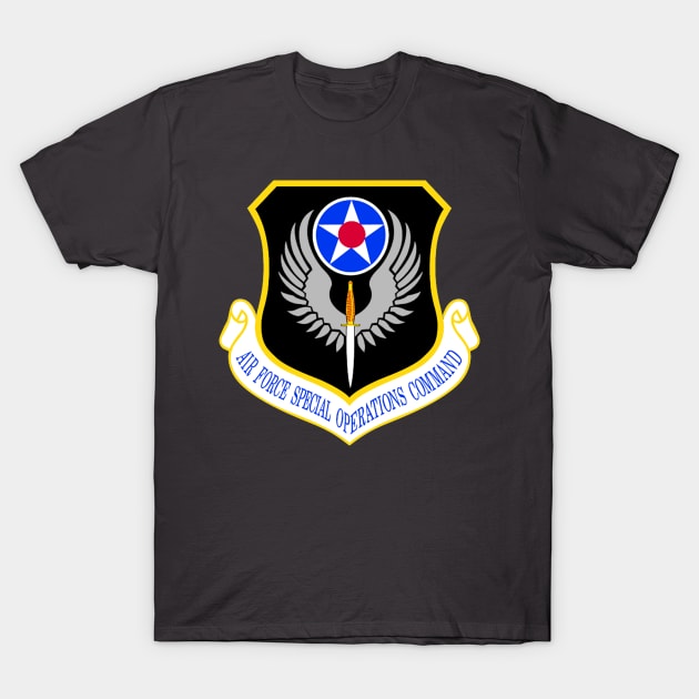 Air Force Special Operations Command Crest T-Shirt by Spacestuffplus